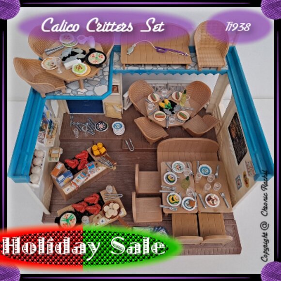 Seaside Restaurant with Furniture, Food and Accessories - Picture 1 of 13